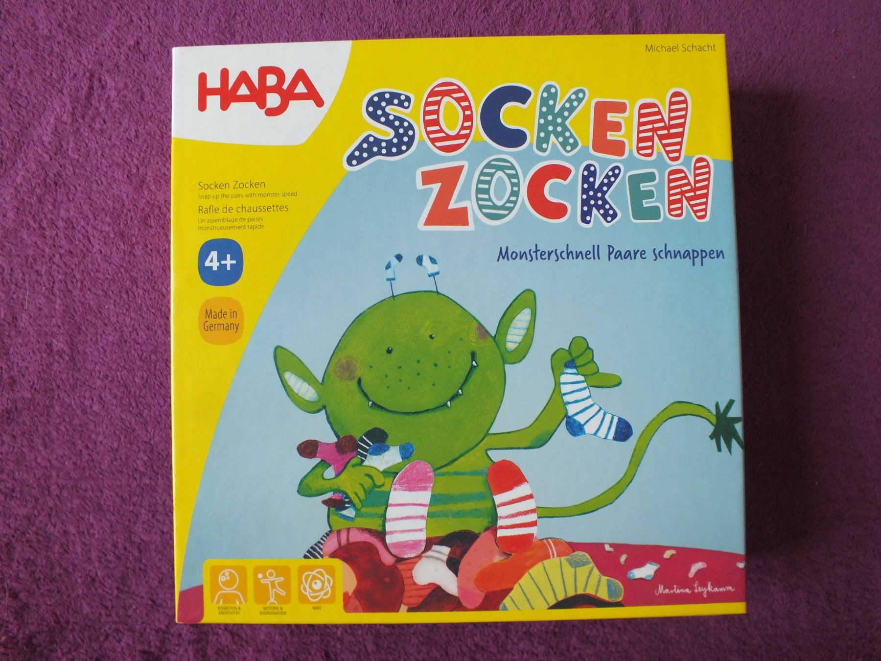 Haba Jeux: HABA Spiel - Socken Zocken – Neuf (Voir description) à Müllheim Dorf par Seeeule01