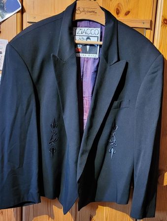 Herren Jacke Bolero Art schwarz Gr. 56