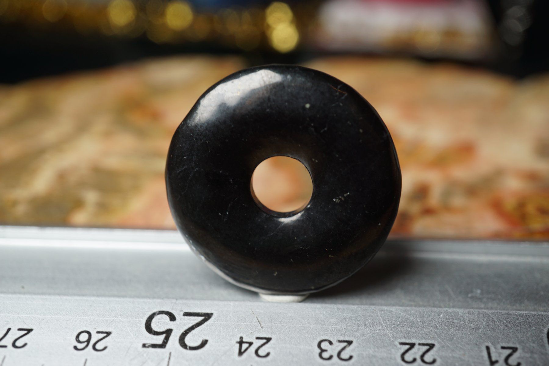 Mineralien & Heilsteine: Schungit   30mm   Pi Scheibe  Shungit – Neu und originalverpackt aus Eschenbach SG von topstone 4