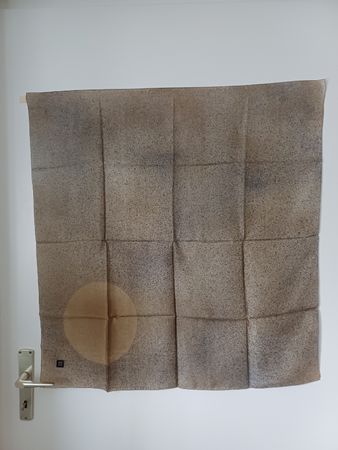 Handgefärbtes Seidenfoulard