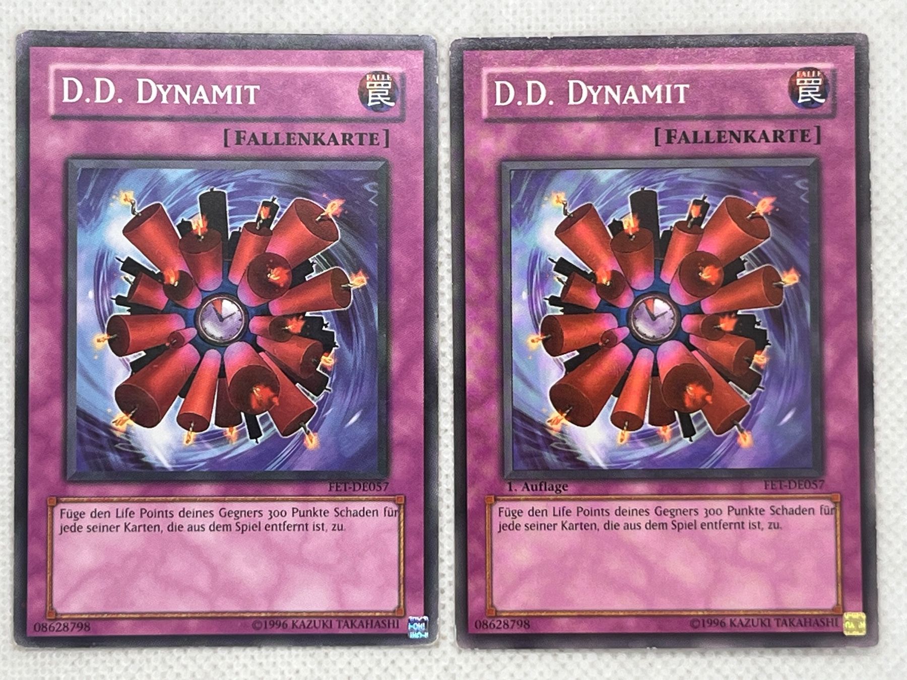 Yugioh Cartes à collectionner: Yu-Gi-Oh! D.D. Dynamit FET-DE057 Deutsch Common 2x – D'occasion à Hinterkappelen par Kim1992