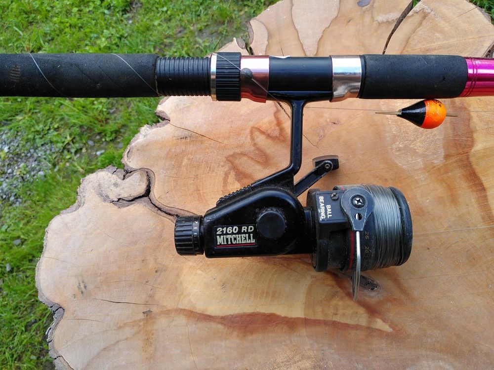 Teleskop Angelrute 99cm Mit Rolle - Komplett-Set Für Fliegenfischen An See & Fluss