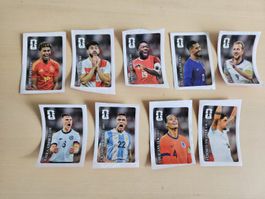 WM 26 Panini Coca Cola Sticker (9er Set)