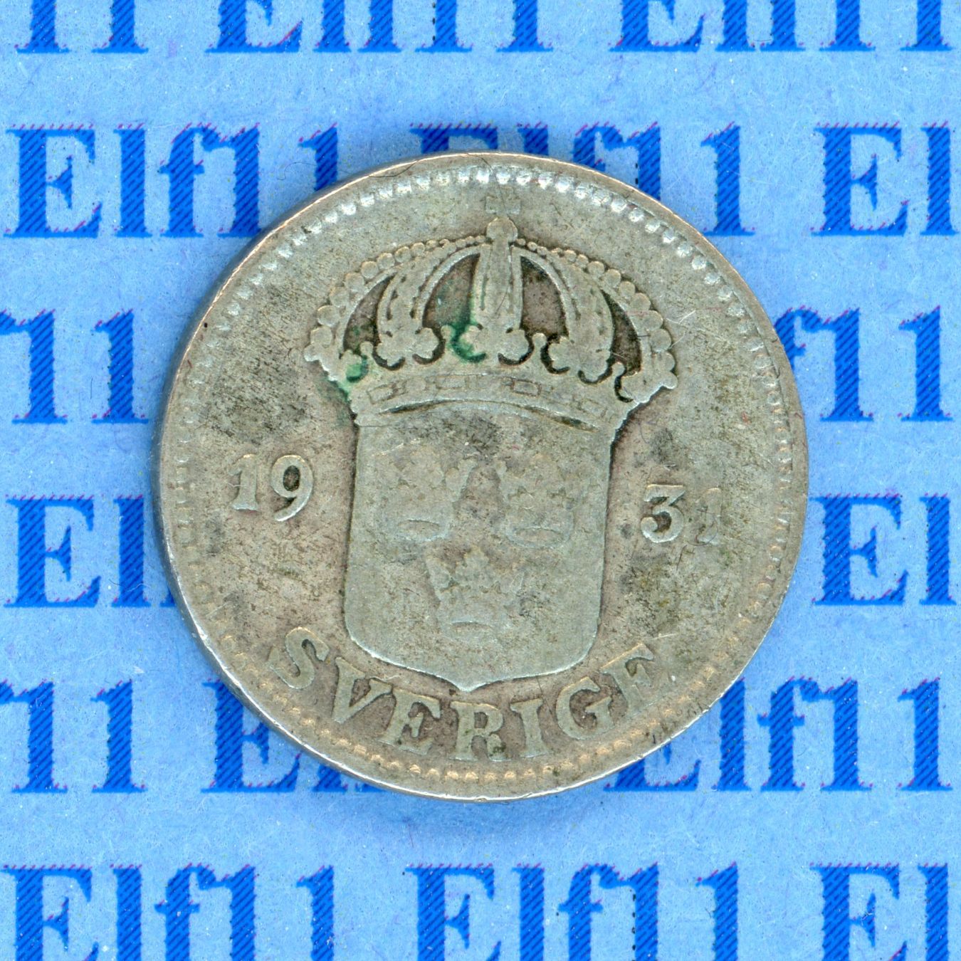 Tutti le monete: SEK___0.25 1931 ss 25 Öre – Usato da Widnau venduto da Elf11