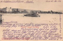 Zürich, Seepartie, Werbung-Zudruck ADOLF GRIEDER, gel. 1906