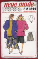 SCHNITTMUSTER NEUE MODE S 21244