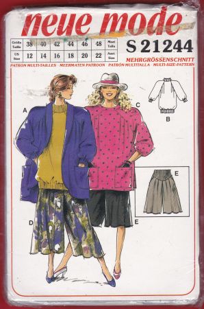 SCHNITTMUSTER NEUE MODE S 21244