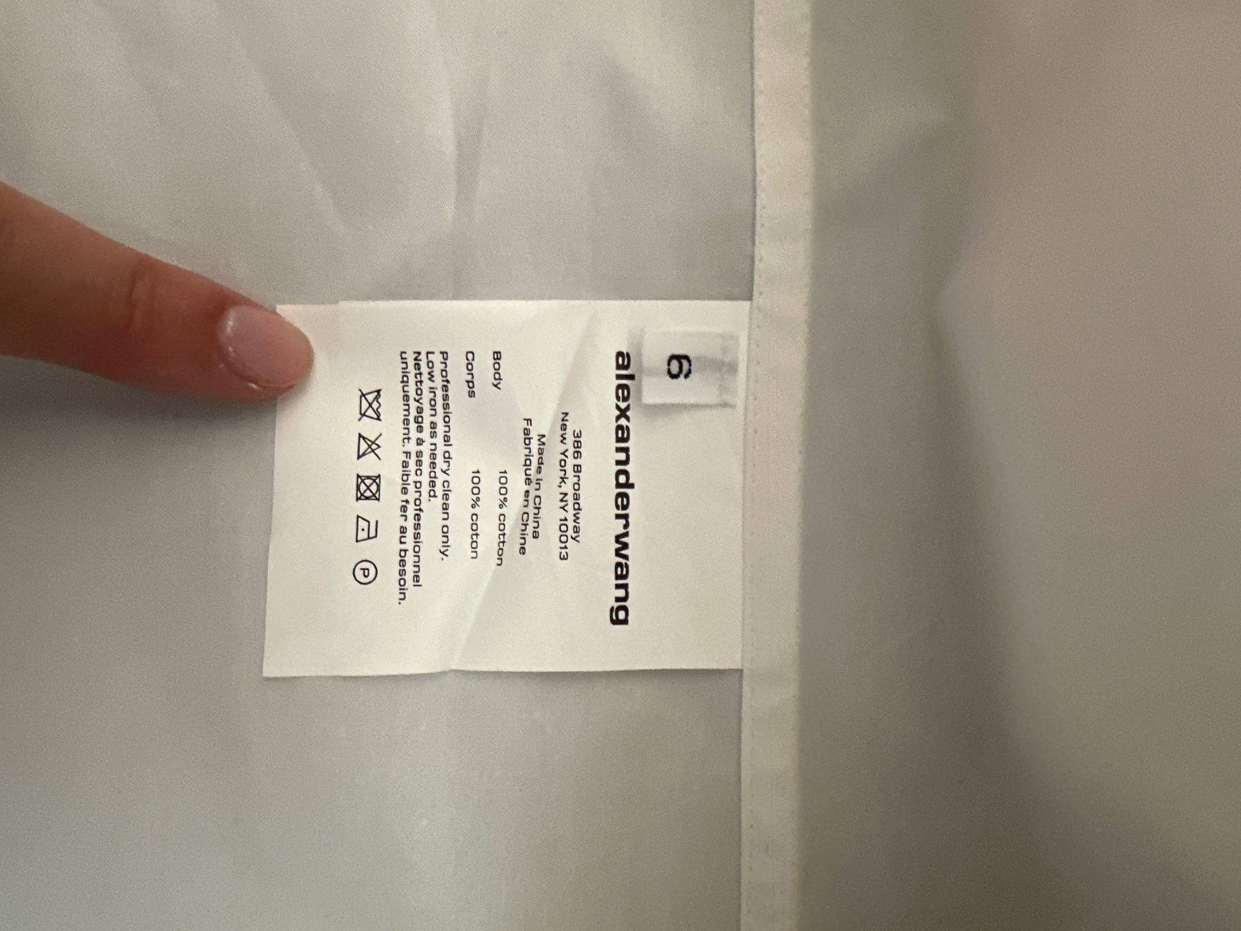 Alexander Wang Camicette: Weisses Hemd Alexander Wang Grösse S neuwertig – Nuovo (secondo la descrizione) da Niederglatt ZH venduto da Laurita1972 3