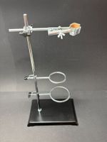 Stativset mit Klammer und Ringen, 38 cm hoch - NEU!