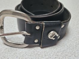 Aigner Ledergürtel schwarz