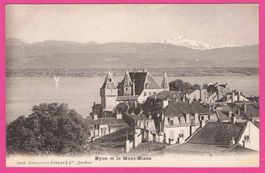 Nyon et le Mont Blanc