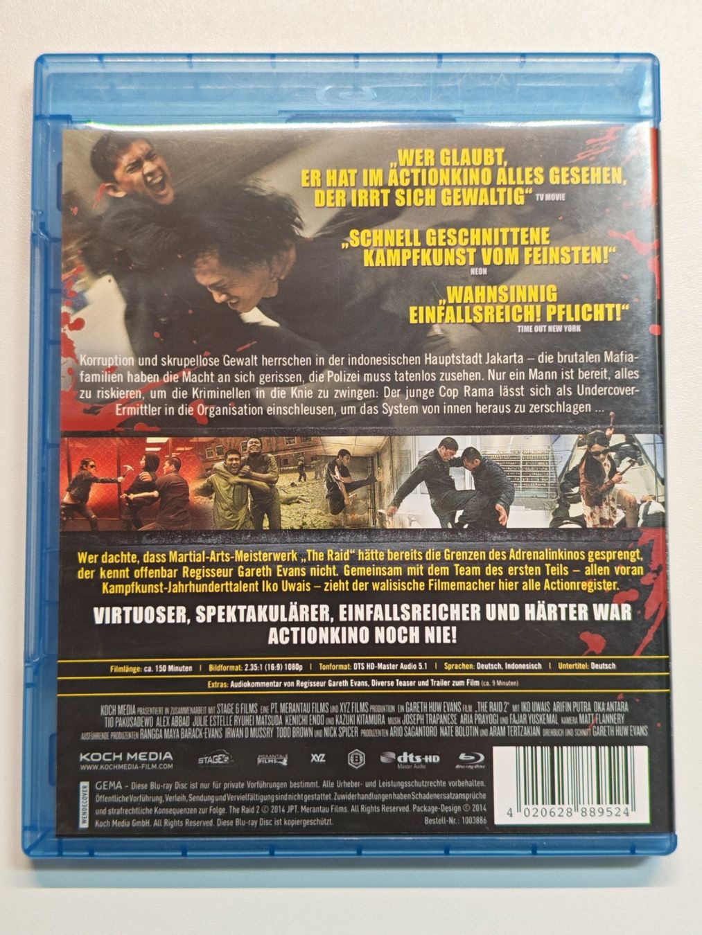 Tous les DVDs: The Raid 2 Uncut – D'occasion à Liestal par Kratzilla 2