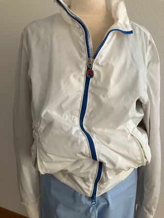 Invicta Damen Windjacke - Gr. M - Weiß/Blau