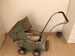 Kinderwagen Puppenwagen WISA GLORIA Sammler Deko selten rar