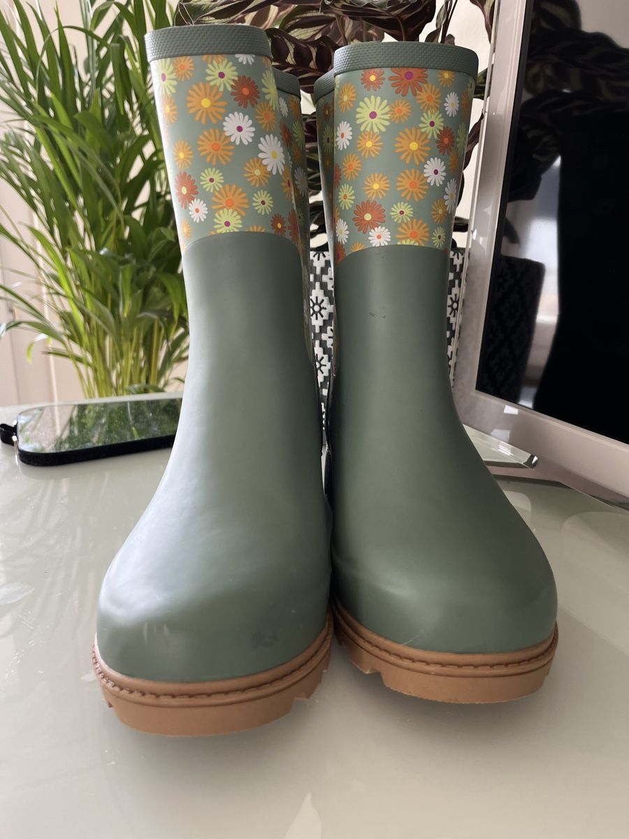 Scarpe da donna: Blackfox Gummistiefel grün Blumen Gr. 40 – Usato da Wohlen AG venduto da yev_q62x 6