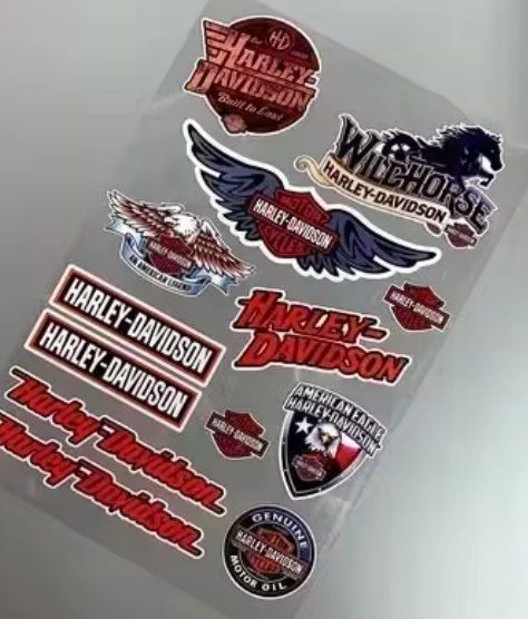 Sticker: Stickers lots Harley-Davidson J165 – Nuovo e nell'imballaggio originale da Allens venduto da MADE.IN.ROCK.N.ROLL