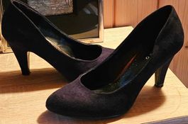High Heels, Gr. 38, Wildlederoptik