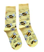 Socken Bienen / Bees / Sonnenblumen / Sunflowers