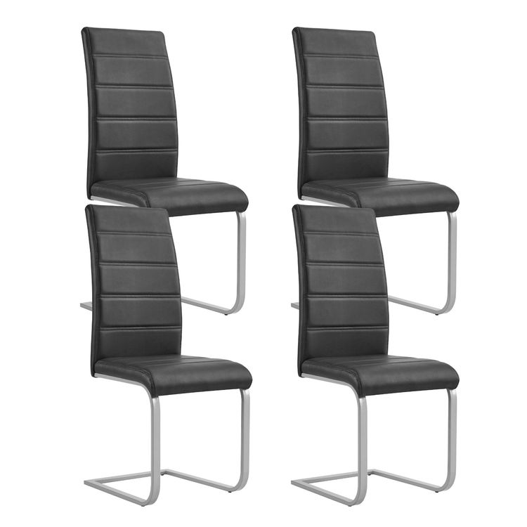 Esszimmerstuhle 4er Set Leder