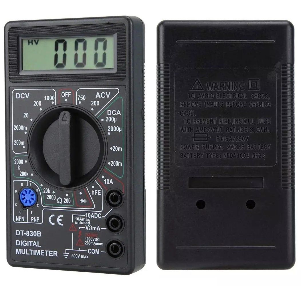 Misurare: NEU DT830B AC/DC Digital Multimeter Tester + Batterie 9V – Nuovo (secondo la descrizione) da Badäl venduto da RYzeR9980X4D 2