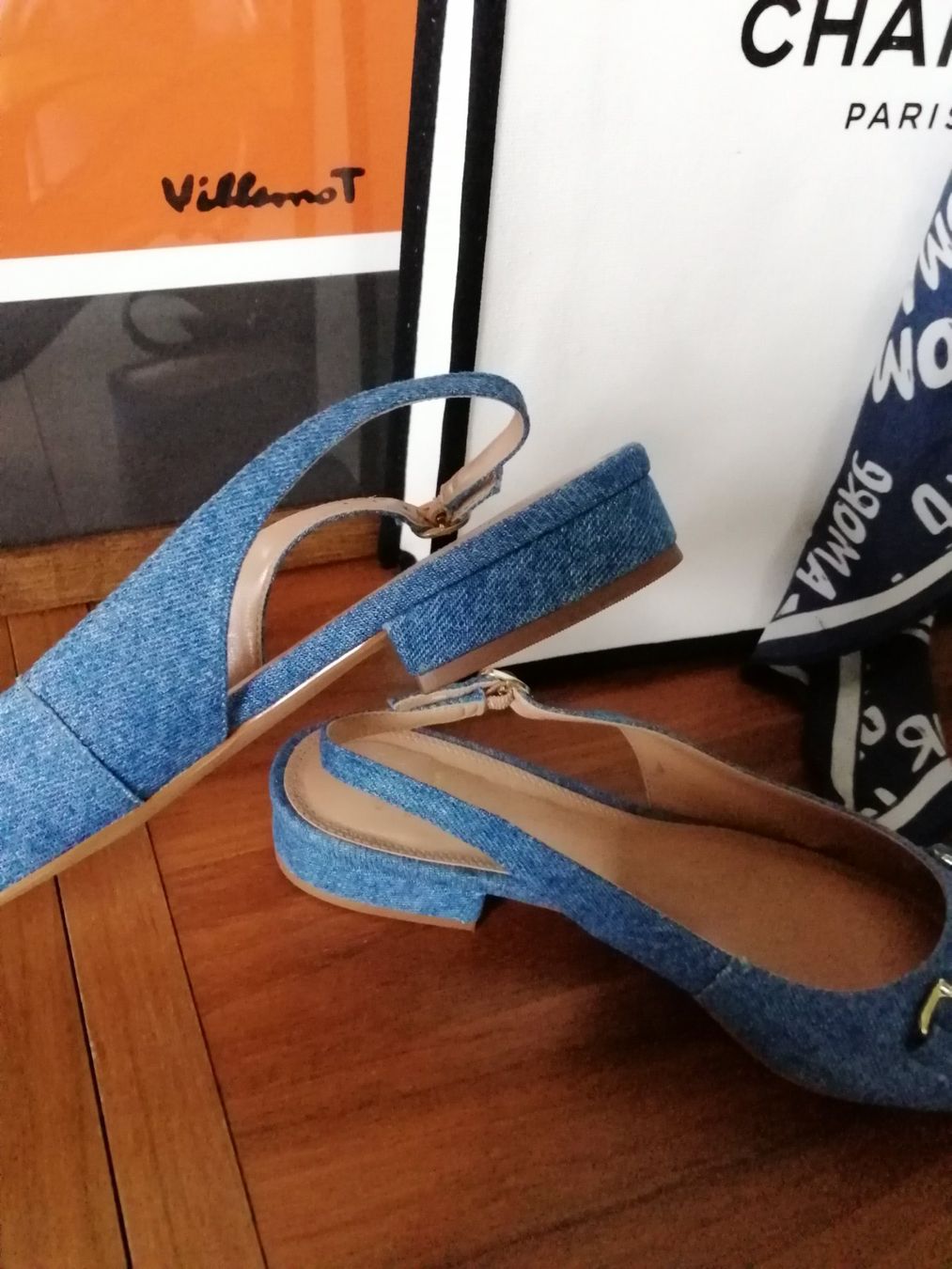 Dune London Scarpe da donna: Slingback Pumps in Jeanslook – Usato da Rheinfelden venduto da Illy84 2