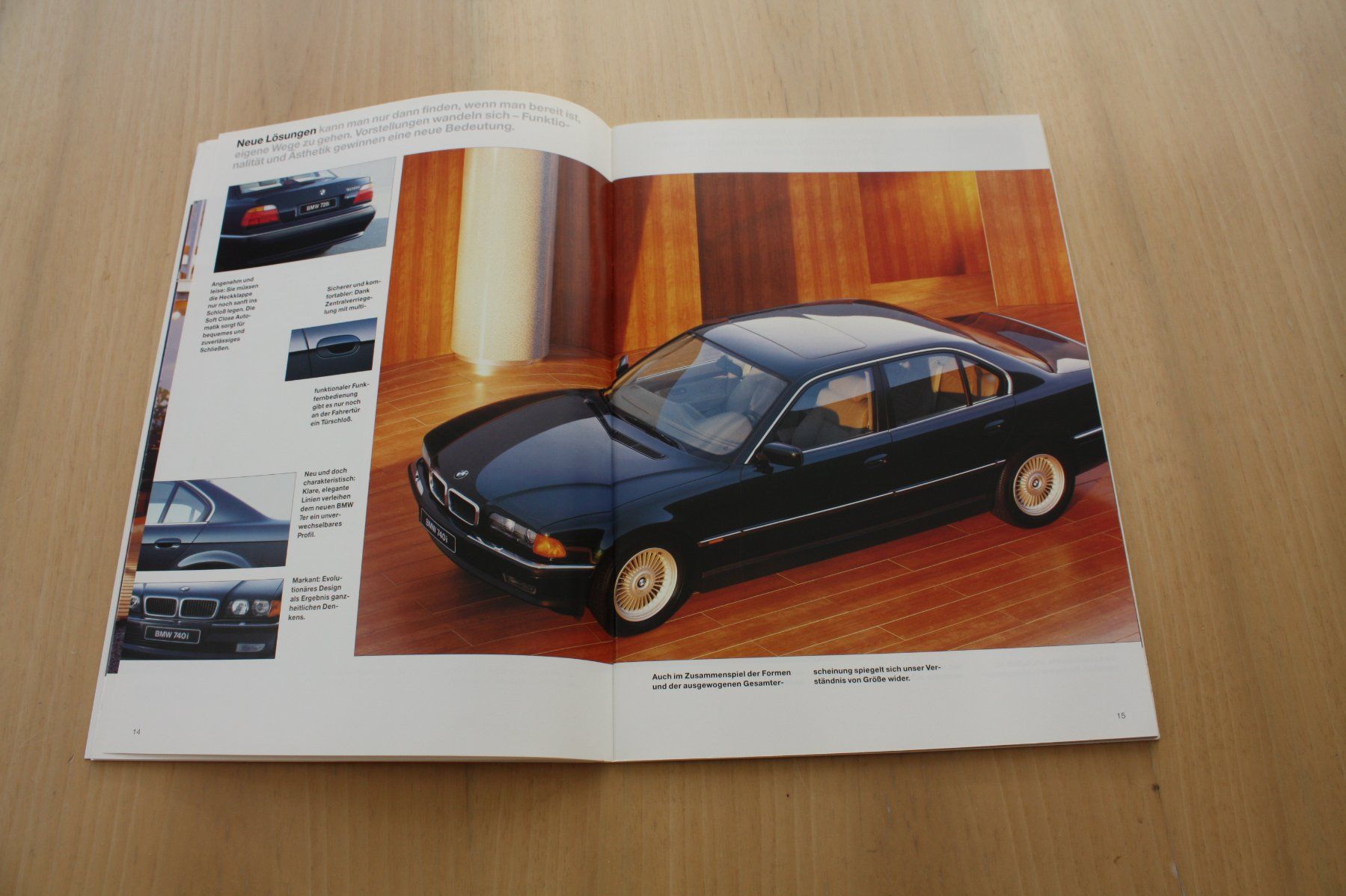 BMW Documenti: BMW 7er Prospekt Modell E38  2/1995 – Usato da Wikon venduto da erwin400 4