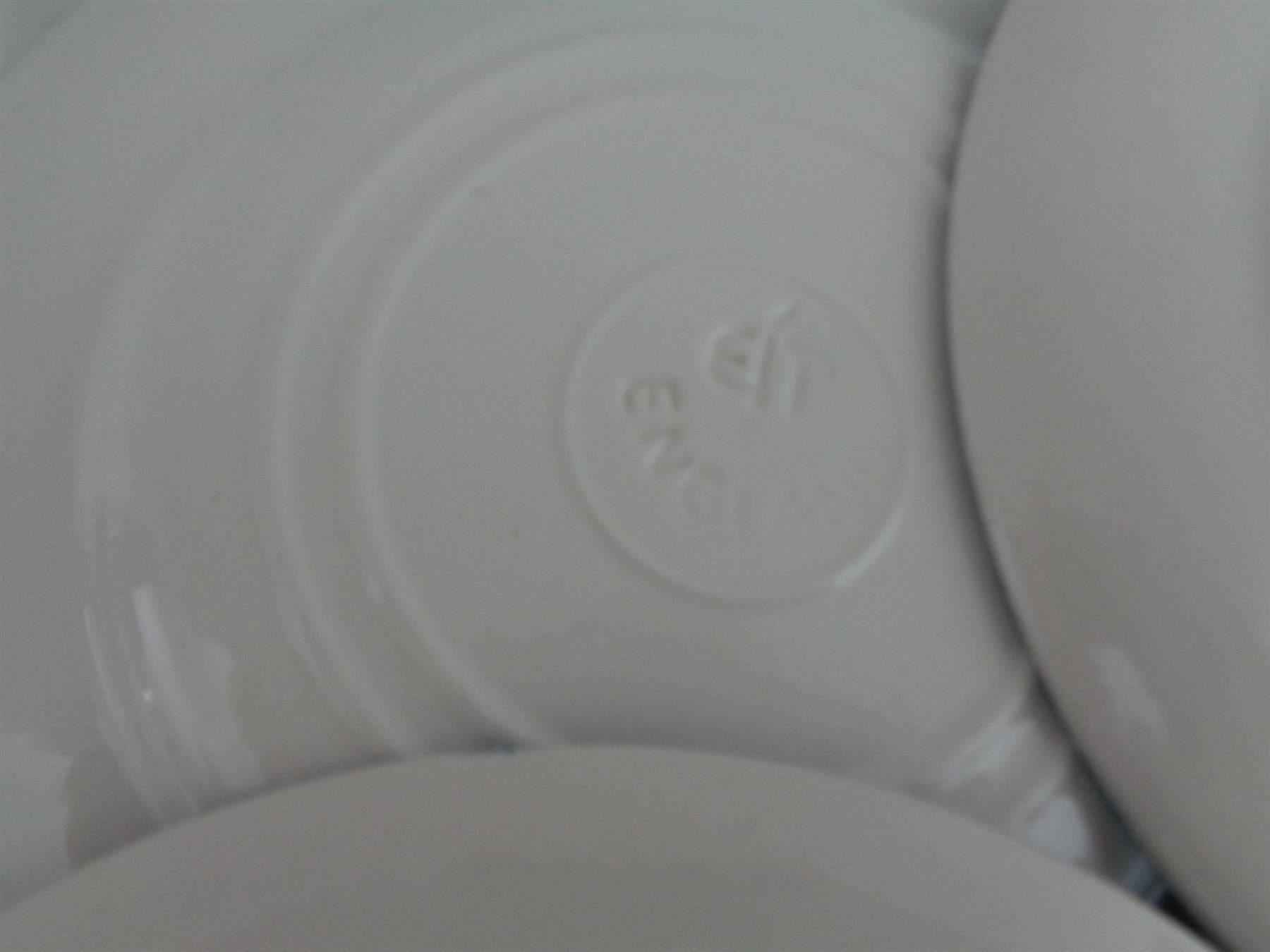Teller: 6 Dessertteller - Ironstone England blau – Gebraucht aus Chur von omonia 8