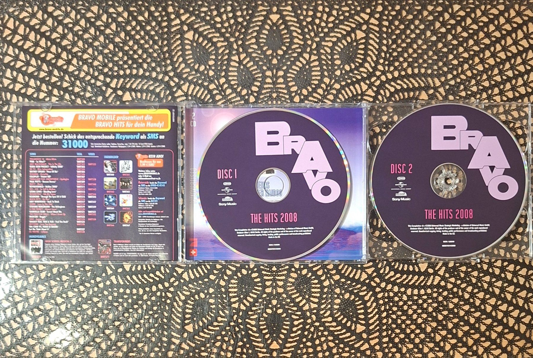 CDs: Bravo Hits - The Hits 2008, 2CD Hit Compilation Sampler 2008 – Gebraucht aus Amriswil von Celini3 2