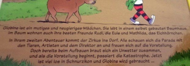 Livres: Globine und der Zirkus Kinderbuch gebraucht – D'occasion à Wetzikon ZH par strubeli024 1