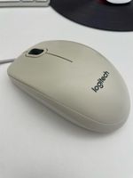 Mouse Logitech USB Cavo Grigio Usato