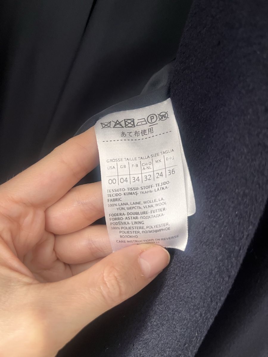Jacken: MAX&Co. navy 100% wool belted coat – IT 36 – Neu (gemäss Beschreibung) aus Lugano von gil_2xvg 4