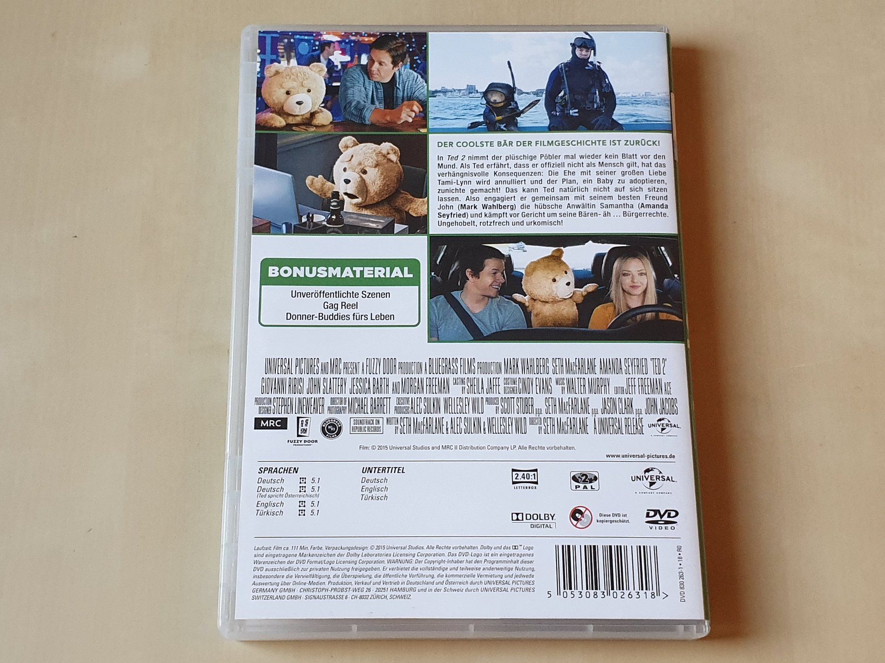Alle DVDs: Ted 2 – Gebraucht aus Stansstad von collectorsshop 1