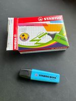 Stabilo Boss Blau Textmarker Leuchtstift 2.0 - 5.0mm 10Stk.