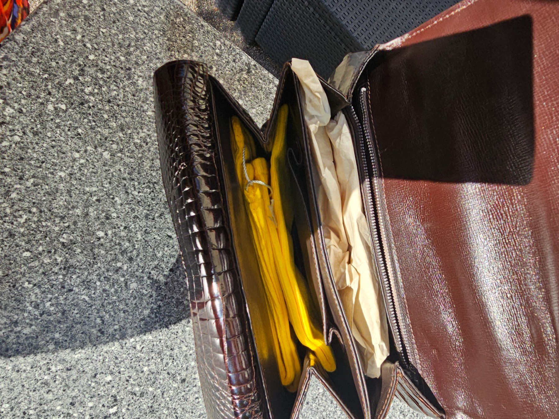 Taschen: Vintage Kroko Tasche Top Zustand – Neu und originalverpackt aus Zürich von Melossoap 2