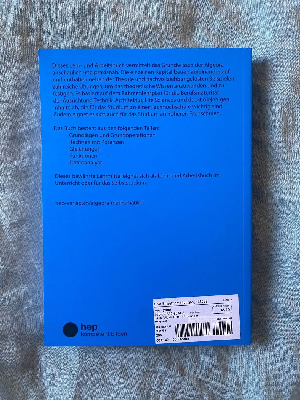 Libri: Algebra BM – Nuovo (secondo la descrizione) da Spiez venduto da met_jq7w 1