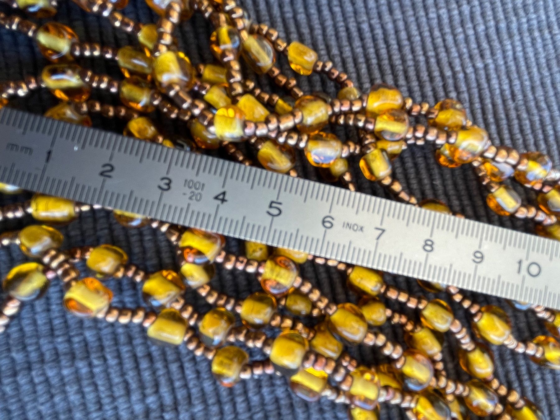 Catenine: Kette mit Glasperlen / Modeschmuck – Usato da Rümlang venduto da euqinom16 1