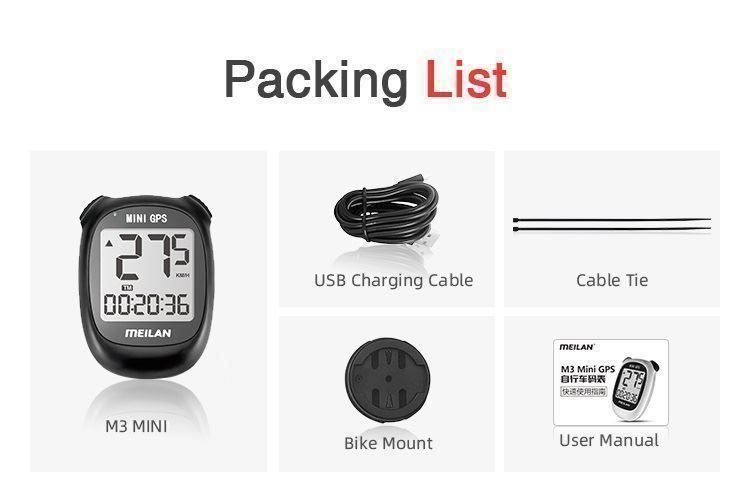 Pezzi di ricambio: Meilan M3 Fahrrad GPS Tacho – Nuovo e nell'imballaggio originale da Malans GR venduto da BUYBEST-Schweiz 6