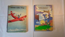 2 Globi Bücher Abenteuer gebrauchter Zustand