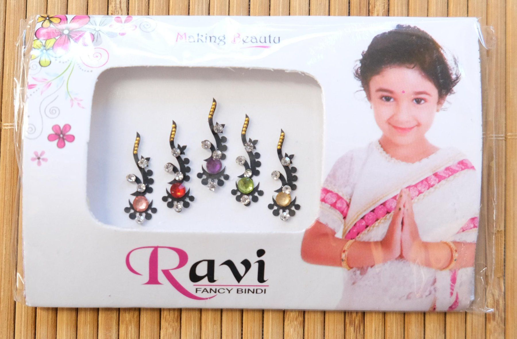 Make-up: Set 4x Bindi Stickers selbstklebender Gesichts Schmuck – Nuovo (secondo la descrizione) da Zürich venduto da Masala-Oase 1