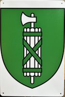 Kanton St. Gallen Blechschild Tafel Sign Wil Rapperswil