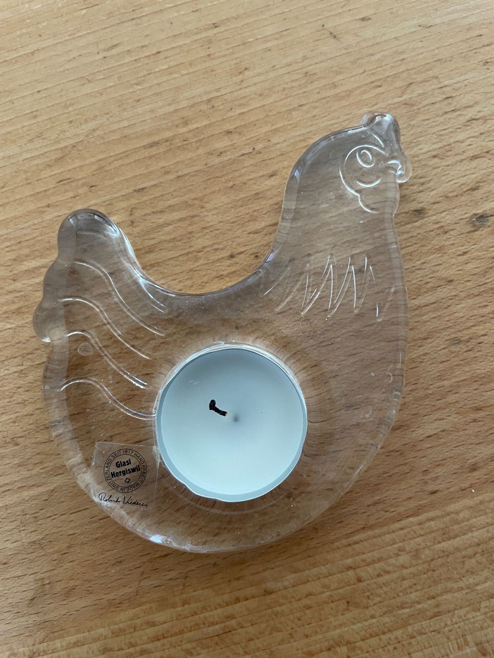 Glasi Hergiswil Portacandele: Kerzenhalter Glas – Usato da Winterthur venduto da July03