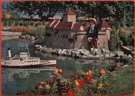 MELIDE-LUGANO Le Château de Chillon - MONTREUX Schiff