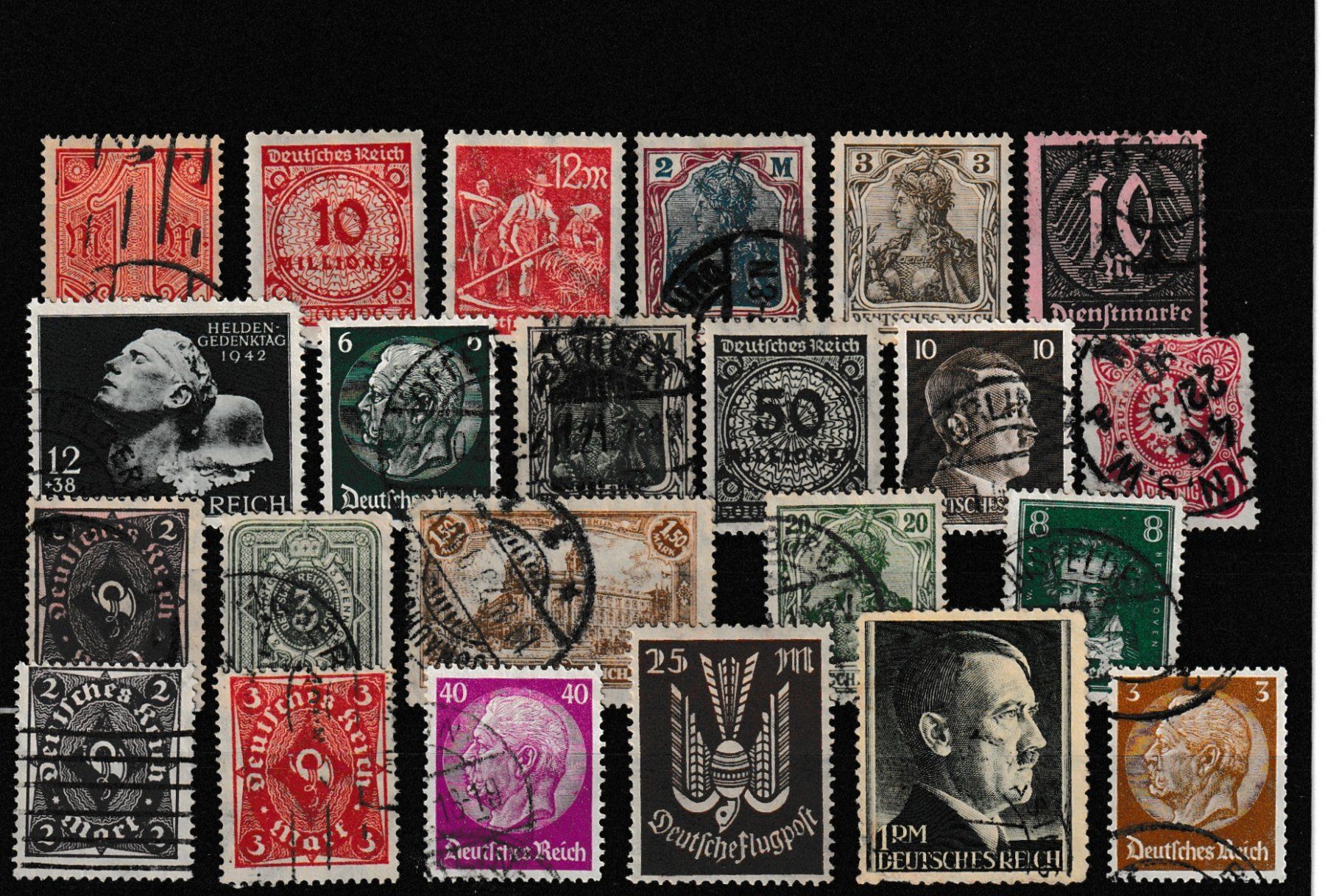 Tutti i francobolli: Deutsche Reich alte briefmarken – Nuovo (secondo la descrizione) da St Gallen venduto da Stampsalshobby