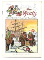 Der Spatz 1932, Vorgänger Globi Magazin, mit Jelmoli Werbung