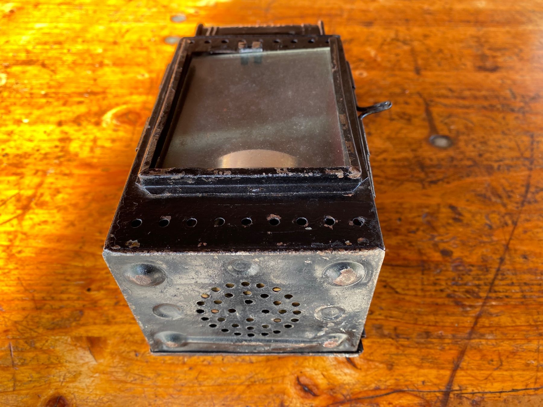 Lampade: alte A. Sartorius Wuppertal Deutsche Bahn Bahnlampe – Usato da Feldbach venduto da Fea1 4