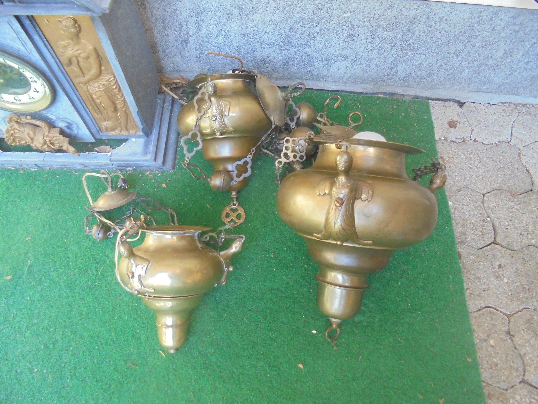 Lampadari & plafoniere: Antike Hängelampe ca. 1930-40 – Usato da Camorino venduto da Hunpete 6
