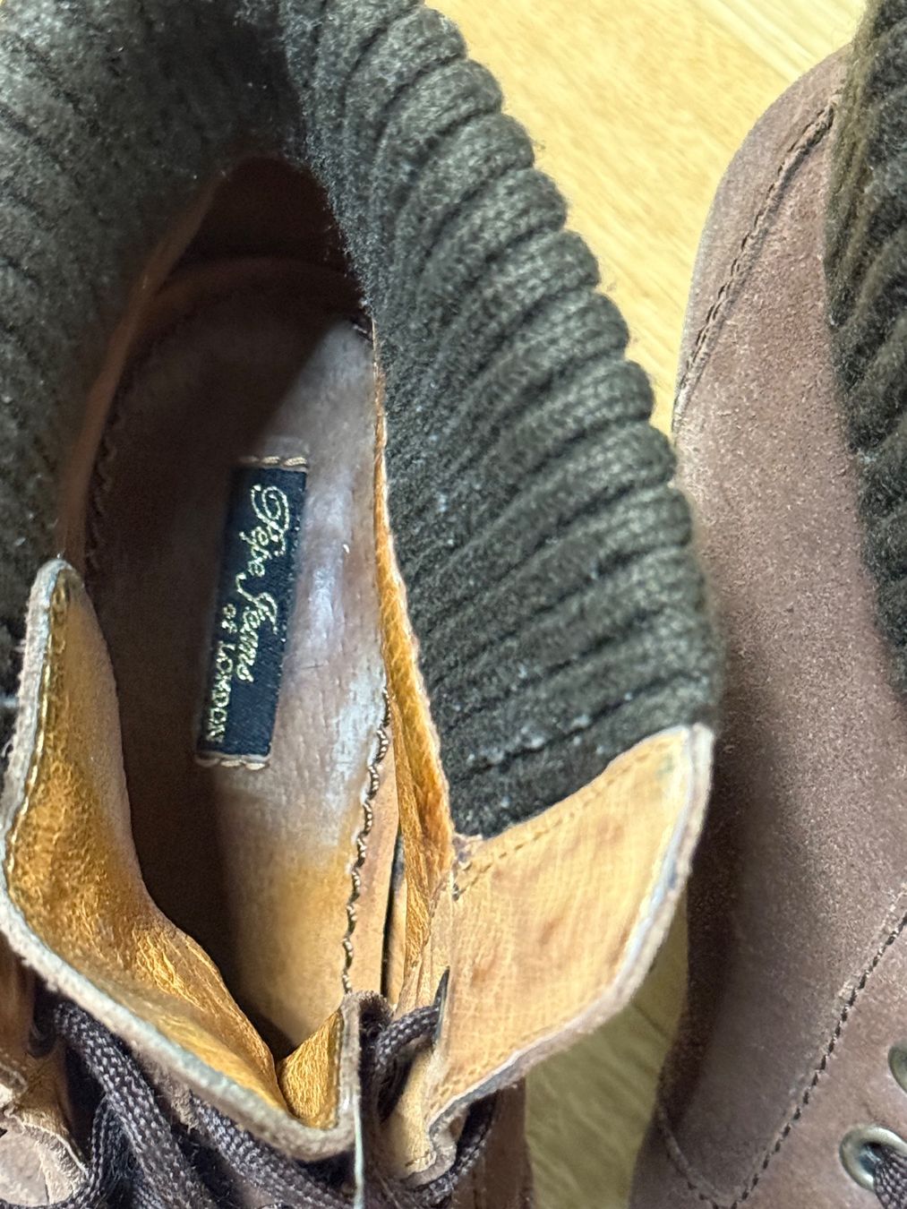 Pepe Jeans Scarpe da donna: Braune Wildleder-Stiefeletten mit Keilabsatz, Grösse 38 – Usato da Schlieren venduto da Alexander2010 5
