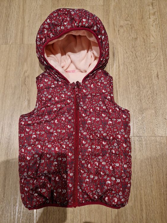 Panegy Kinder Puffer Weste Mit Kapuze - Reversible Daunenweste Für Jungen & Mädchen