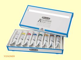 🌈Schmincke | AKADEMIE Acrylset mit 8 x 60ml Tuben🌈
