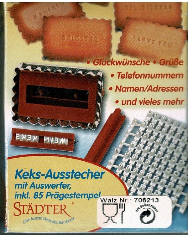 KEKS-Ausstecher mit Prägestempel | Kaufen auf Ricardo
